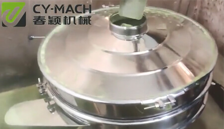 Client Site for Matcha Powder Sieving Machine